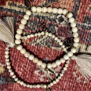 “Good luck” stretch bracelets